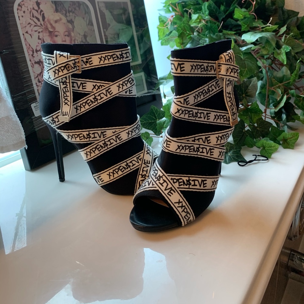 Open toe heels
